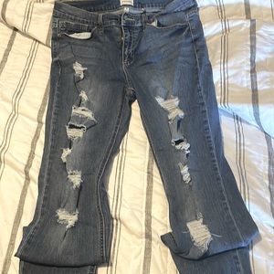 Distressed Skinny Jeans